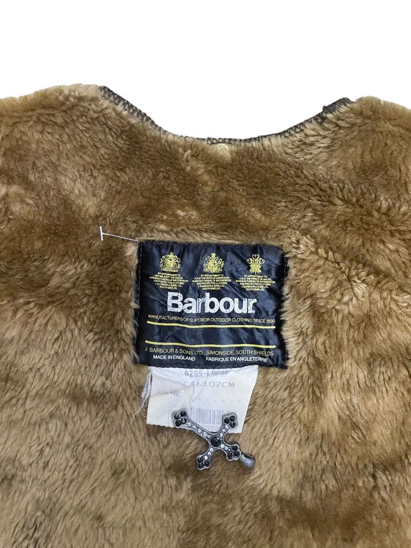 90s バブアー Barbour ファーライナー ベスト