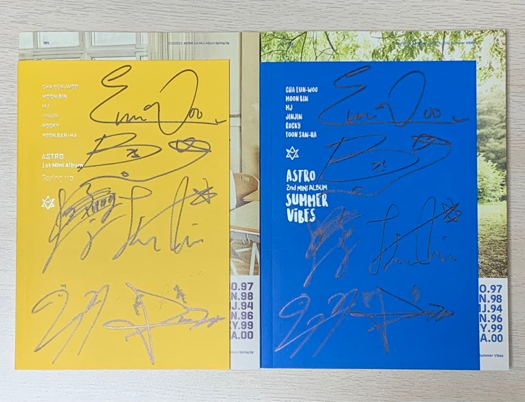 ASTRO Spring Up SUMMER ViBES サイン入りアルバム