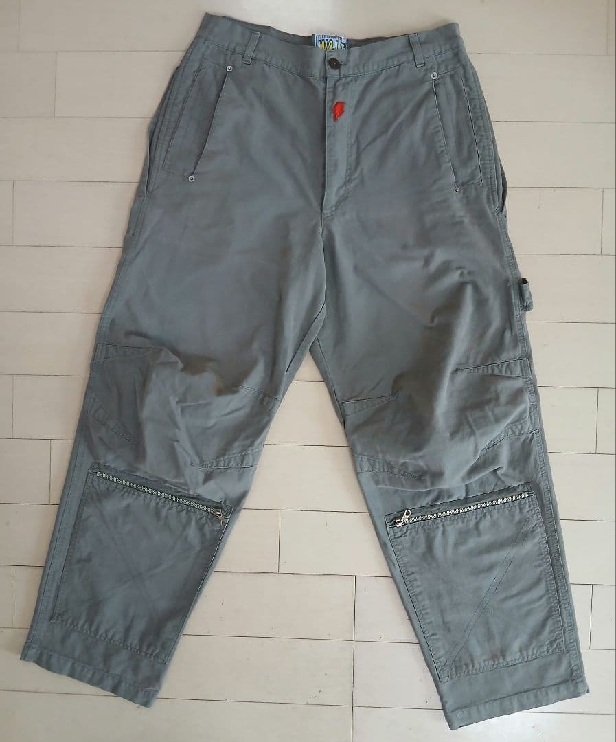 W.&L.T. ワイド グレー カーゴ ペインターパンツ 90's