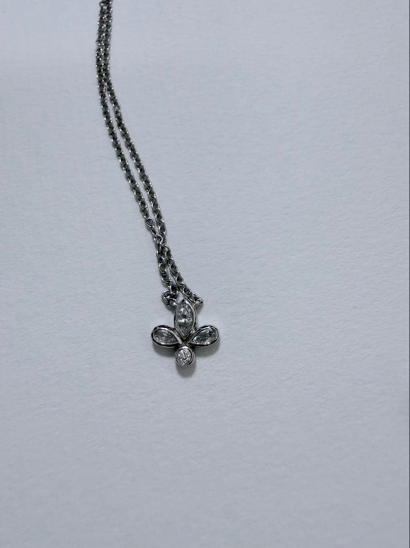 TIFFANY&Co. フルールドリス ダイヤネックレス　Pt950