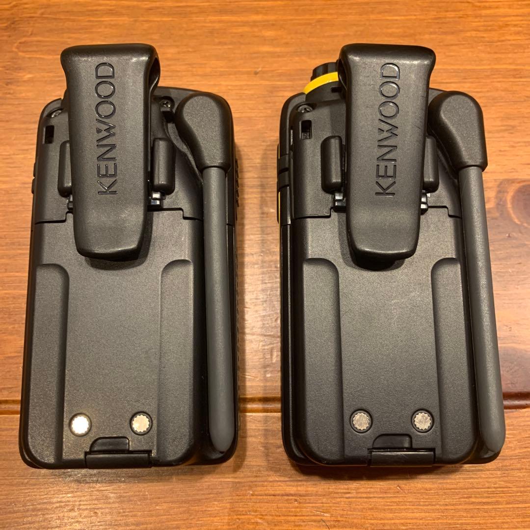 美品 KENWOOD UBZ-LS20 トランシーバー 2台セット 黒 黄色