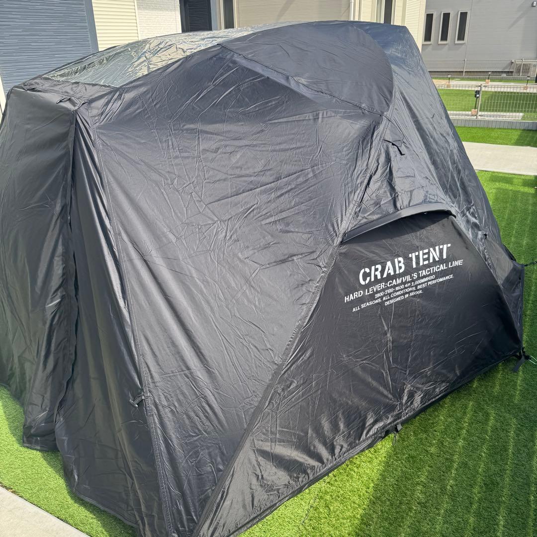 Camvil Crab 4P TCテント カニテント　ブラック TPU仕様