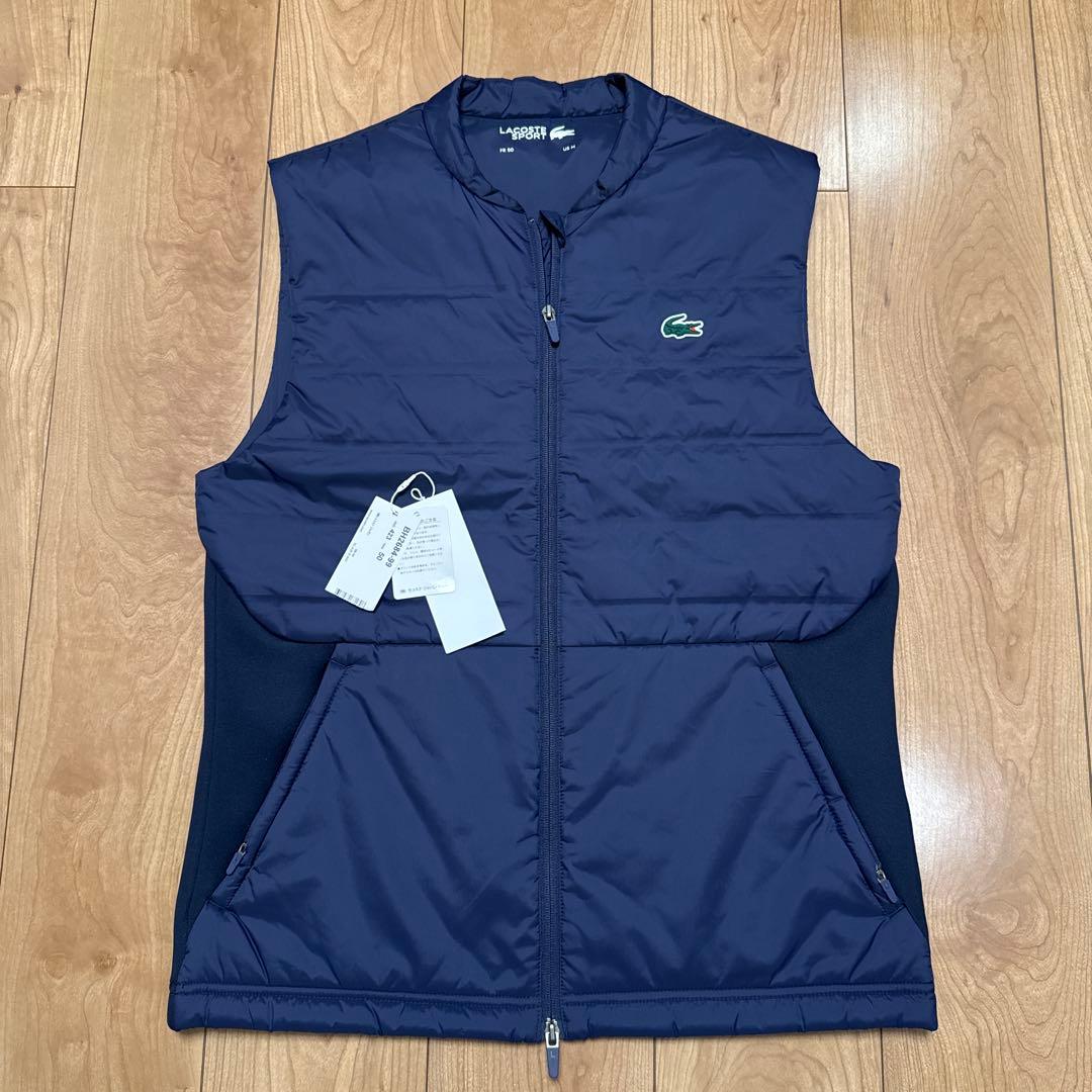 LACOSTE ネイビー ベスト US M