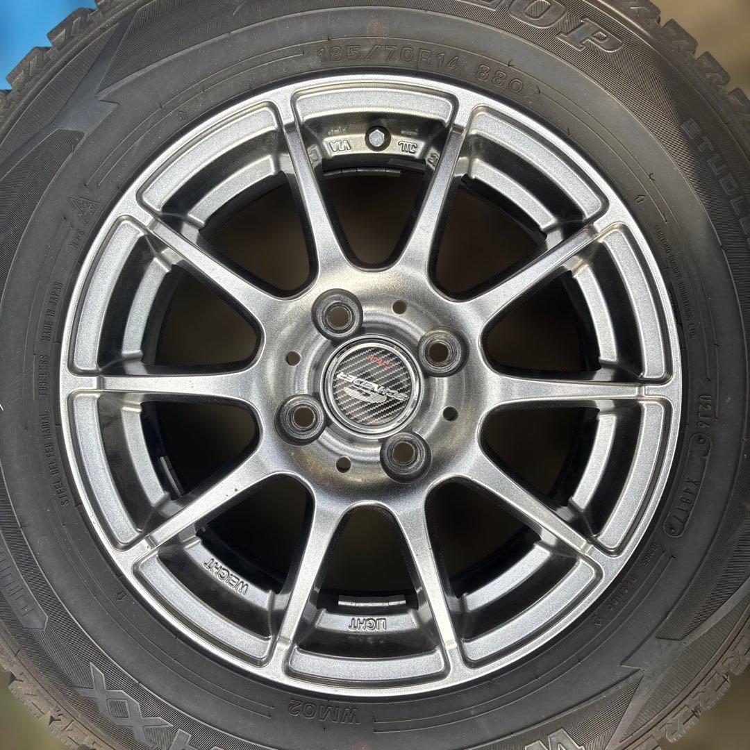 DUNLOP WINTER MAXX 14インチ タイヤ・ホイールセット