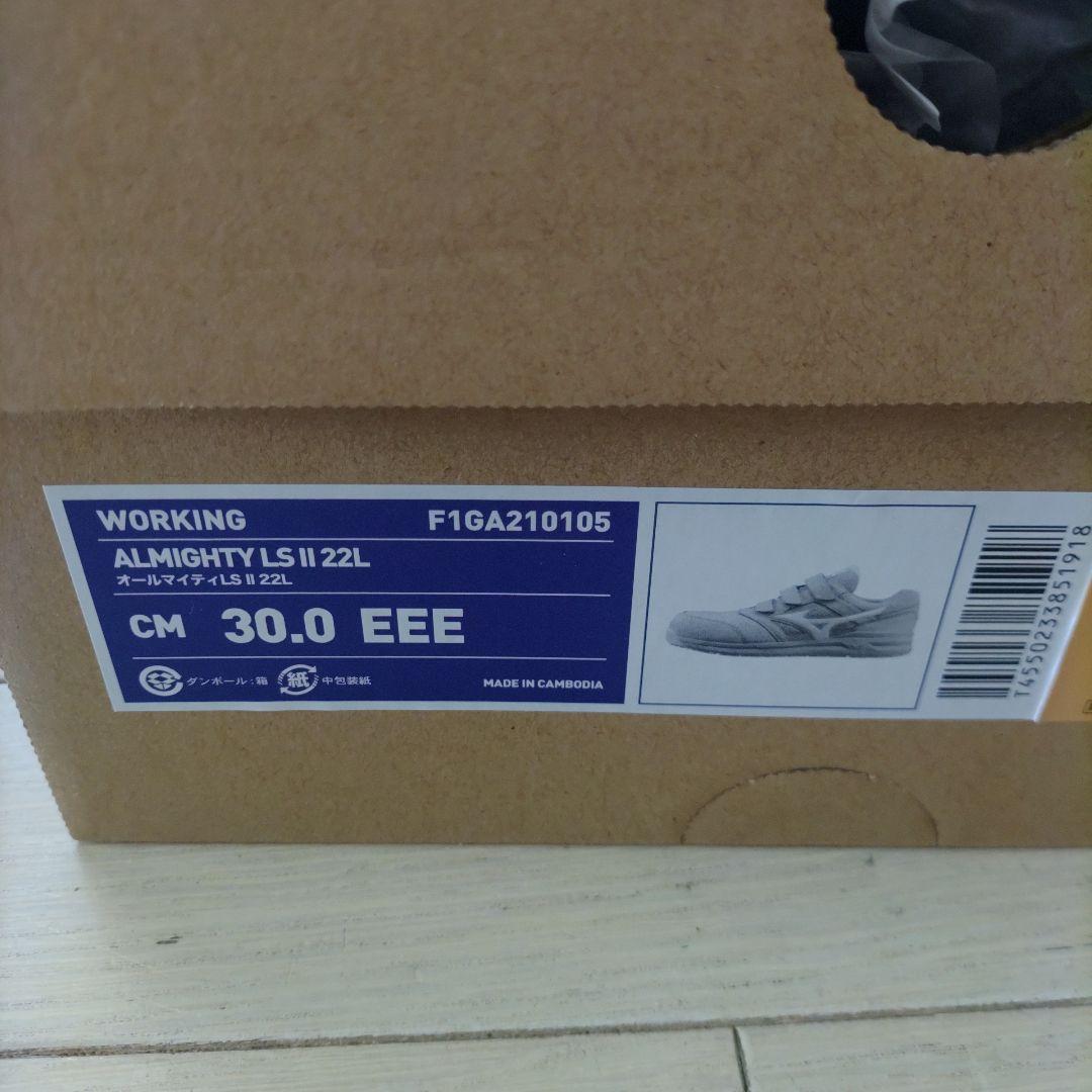 Mizuno オールマイティ LSII 22L 安全靴 ベルト