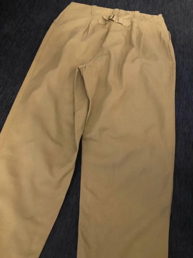 50s Cinch Buckle Chino Pants ベージュ