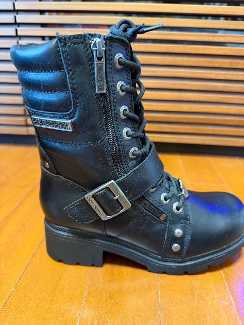 Harley-Davidson ブラックエンジニアブーツ