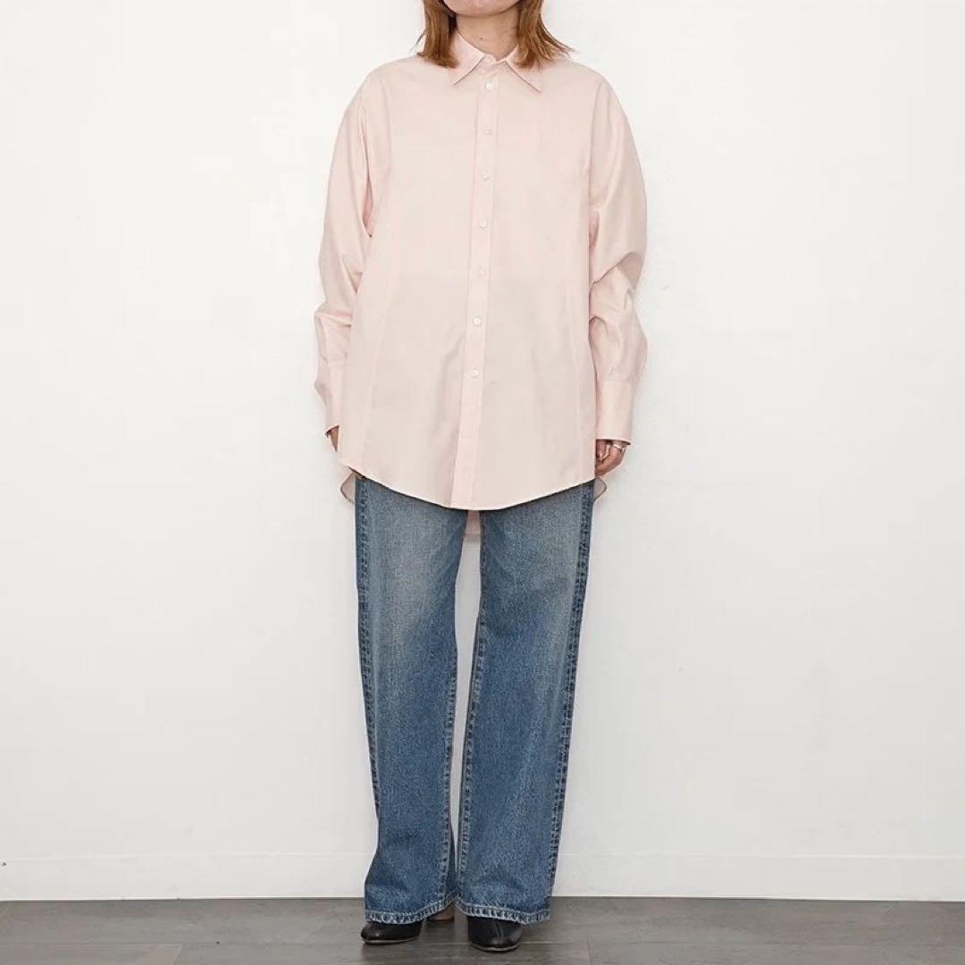 【auralee】 レディース　ピンクシャツ　新品