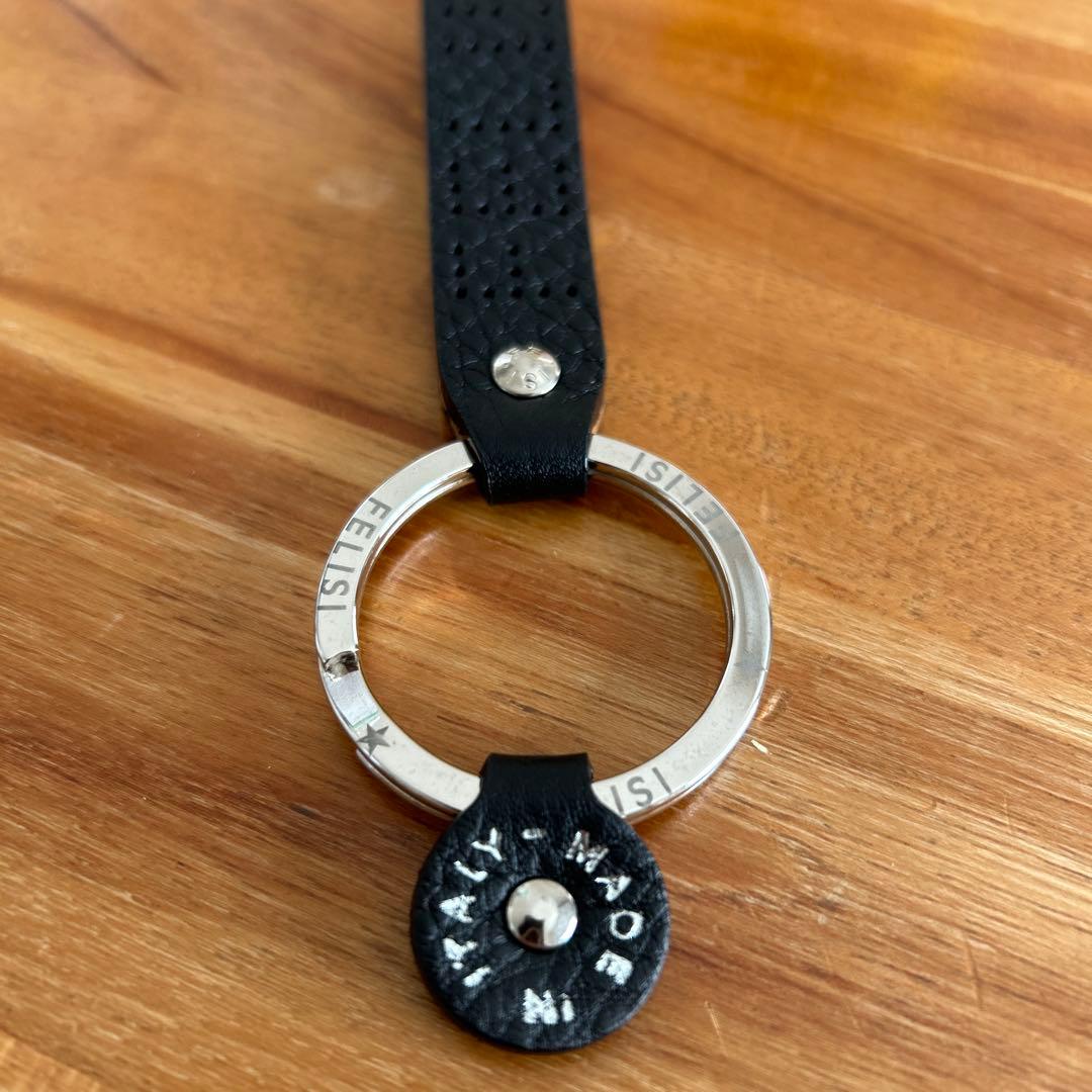 Felisi レザー キーホルダー ブラック