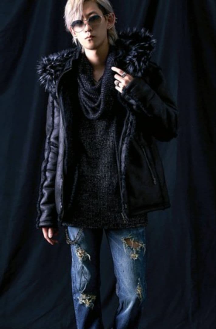 FUGA　フーガ　ファー付きムートンN2Bジャケット