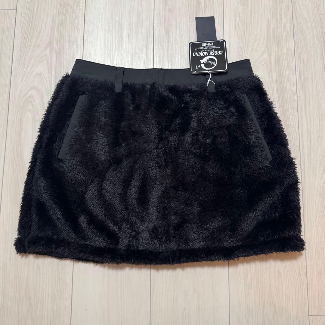 新品 PING ピン ゴルフウェア セットアップ ブルゾン ボアフリーススカート