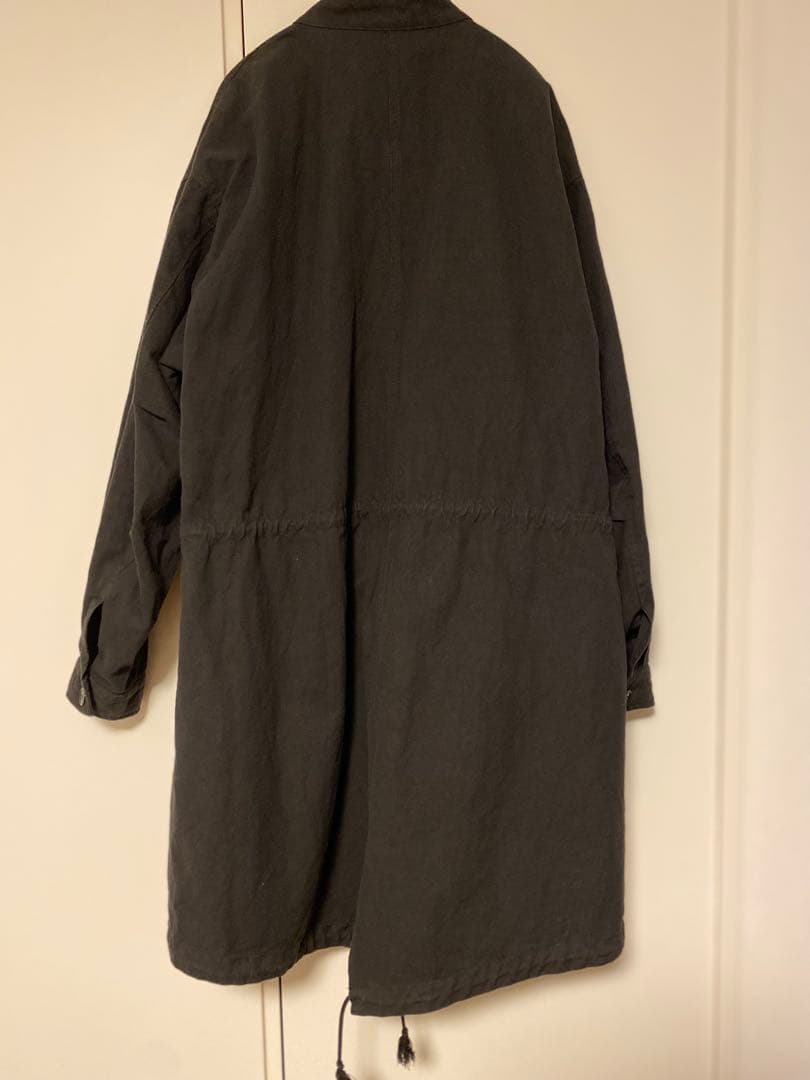 nestrobe confect 22AW コットンリネンオックスモッズコート