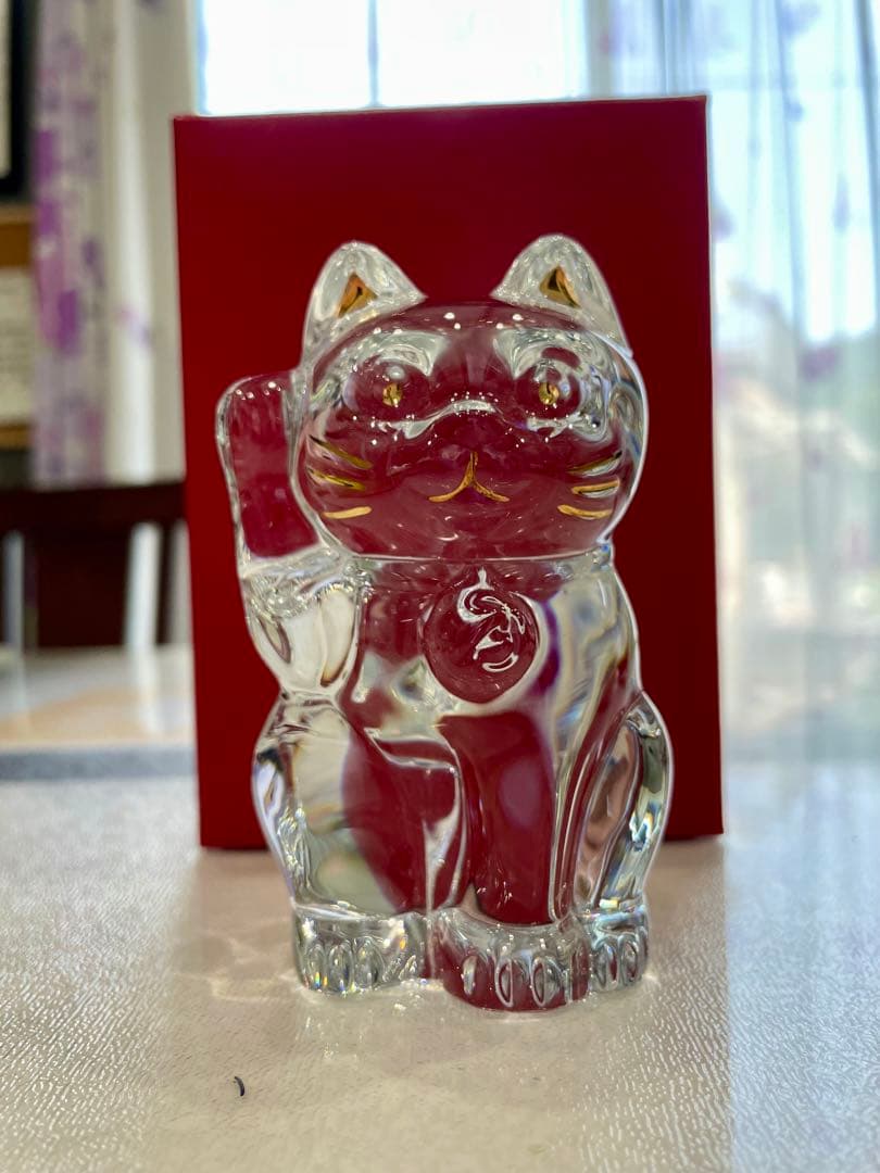 Baccarat ガラス製招き猫