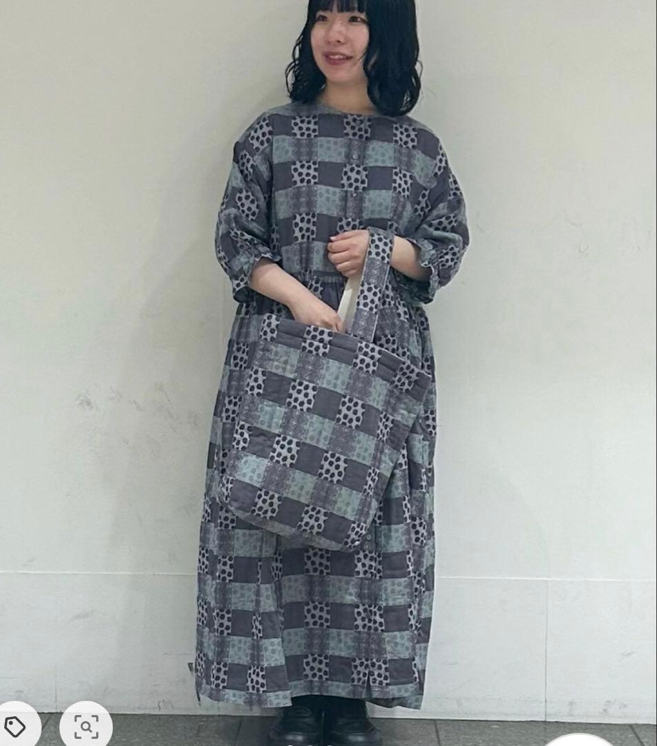 HaTaKaKe Tsuharu 袖切替ボリュームワンピース　sm2