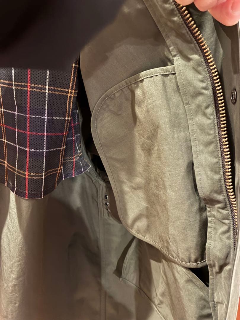 Barbour 【トランスポート】ピーチスキンノンワックスジャケットサイズ38