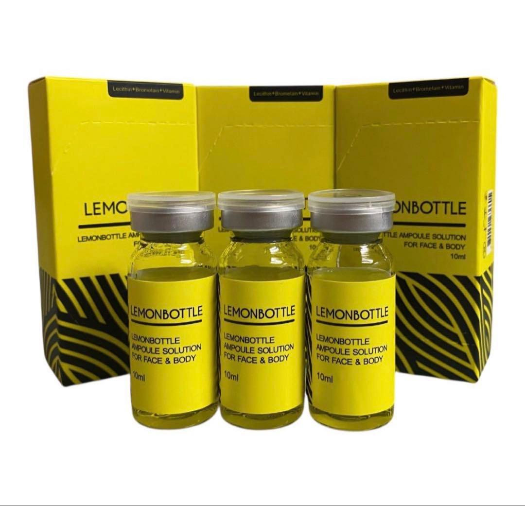 【即日発送】韓国で話題沸騰！レモンボトル3本　ホームケアキットプレゼント　箱なし