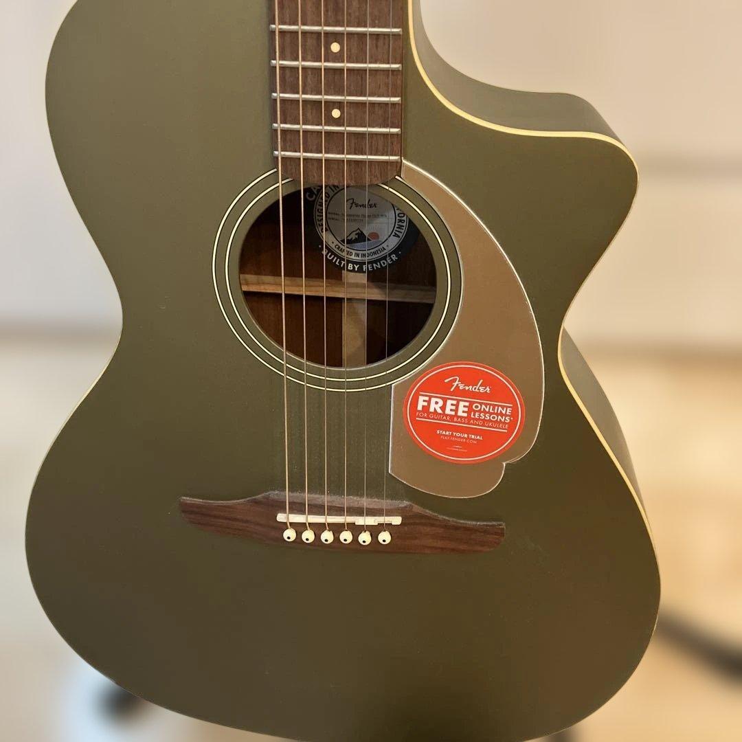 Fender Newporter ギターオリーブグリーン、ストラップケース付美品
