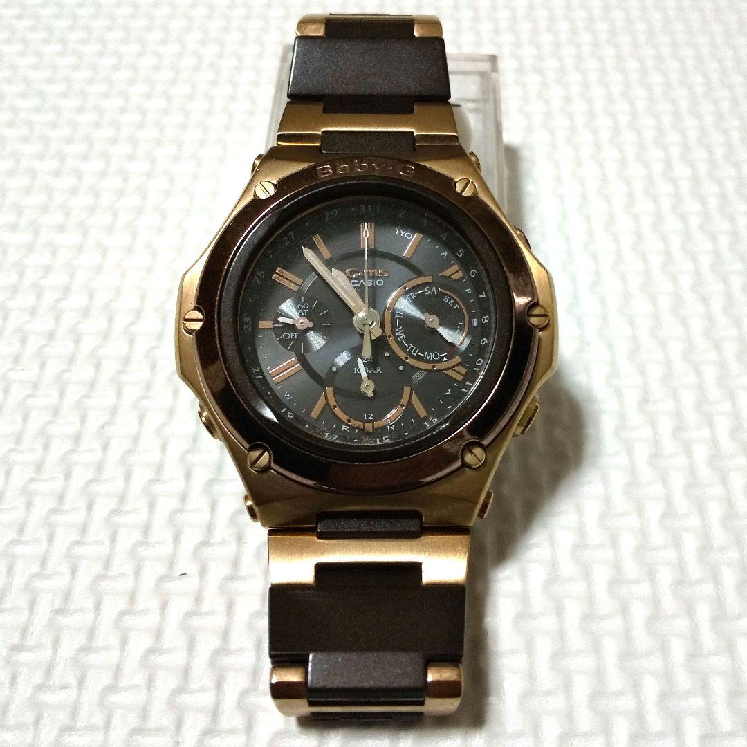 【激レア動作品】カシオ Baby-G MSG-5000 黒金 レディース