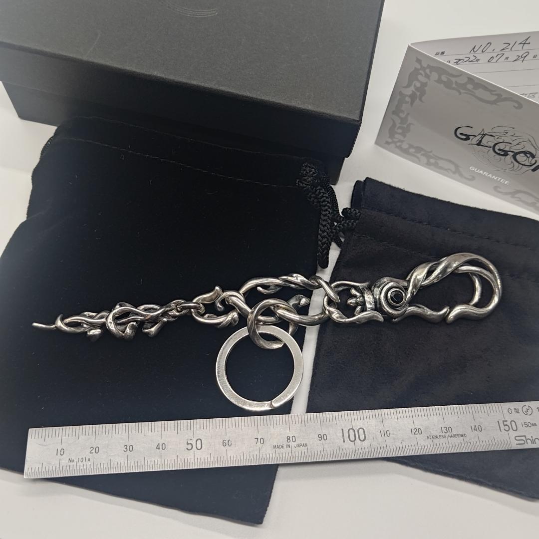 ひぽ　【GIGOR】シルバー キーチェーン NO-214