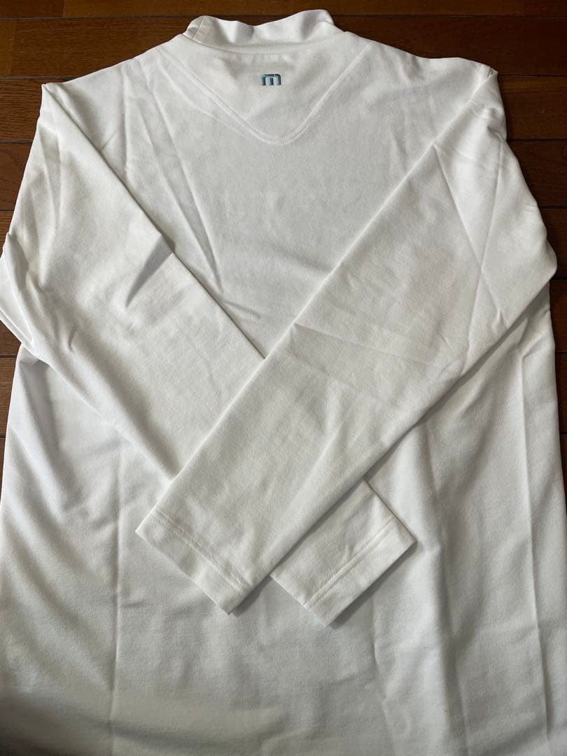 トラヴィスマシュー、長袖ハイネックシャツ ホワイト