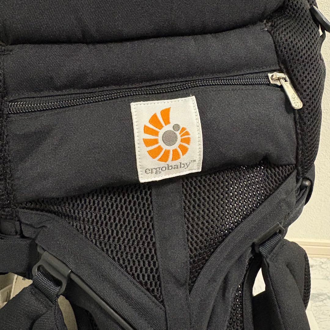 ほぼ新品‼️ケープ付き✨丸洗い済み✨エルゴ　オムニ　360 クールエアー　グレー