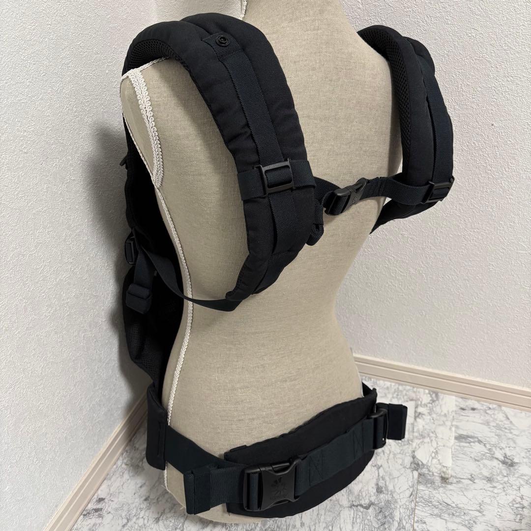 ほぼ新品‼️ケープ付き✨丸洗い済み✨エルゴ　オムニ　360 クールエアー　グレー