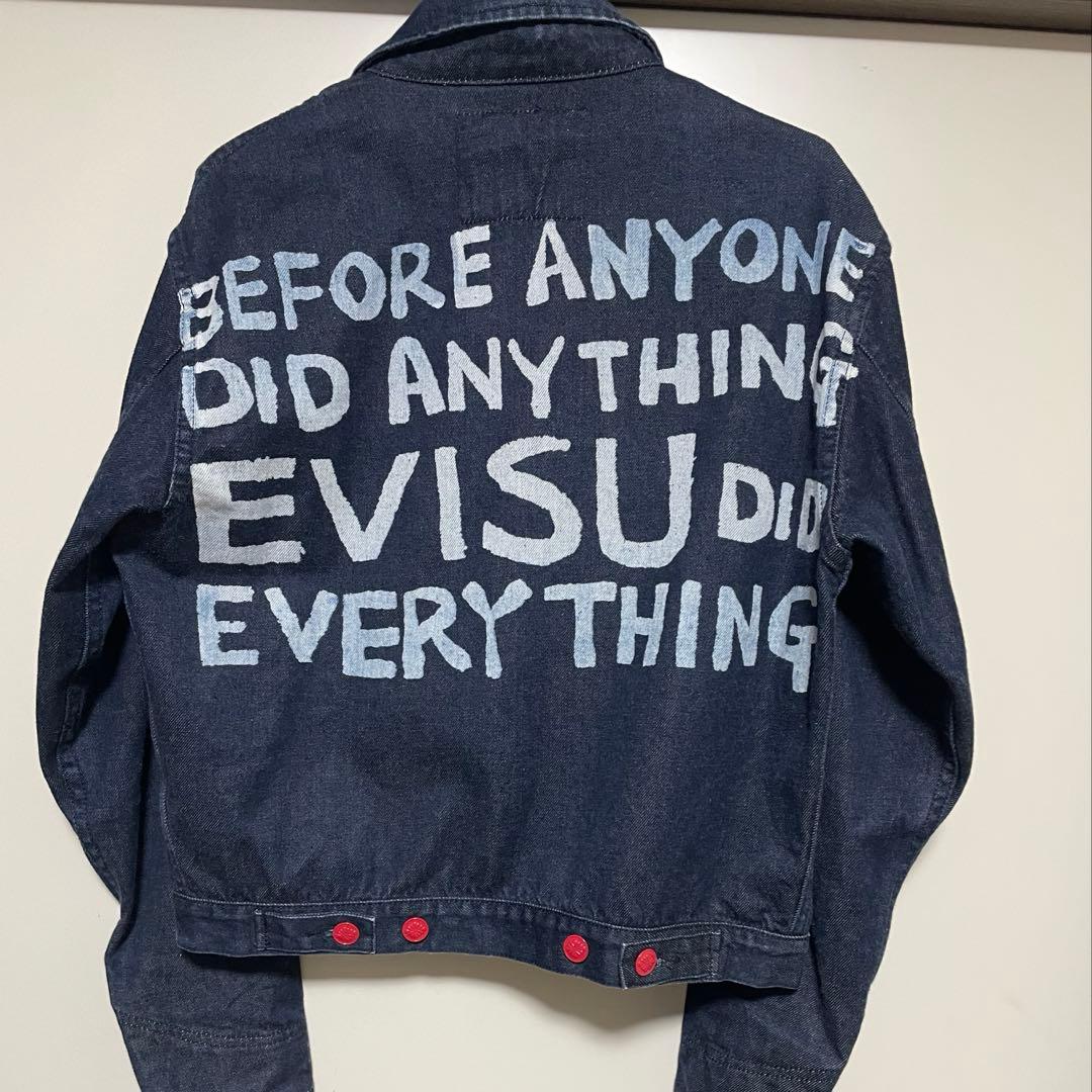 エヴィス　バック抜染メッセージ、ジージャン