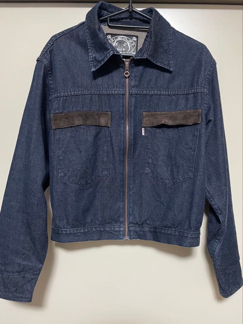 エヴィス　バック抜染メッセージ、ジージャン