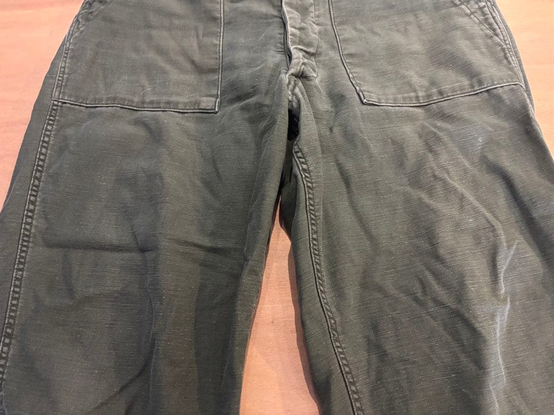 70s ベイカーパンツ ユーティリティパンツ OG-107 W36 L33