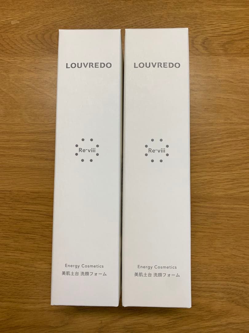 【2個セット】LOUVREDO 洗顔フォーム 120g ルーブルドー レヴィ