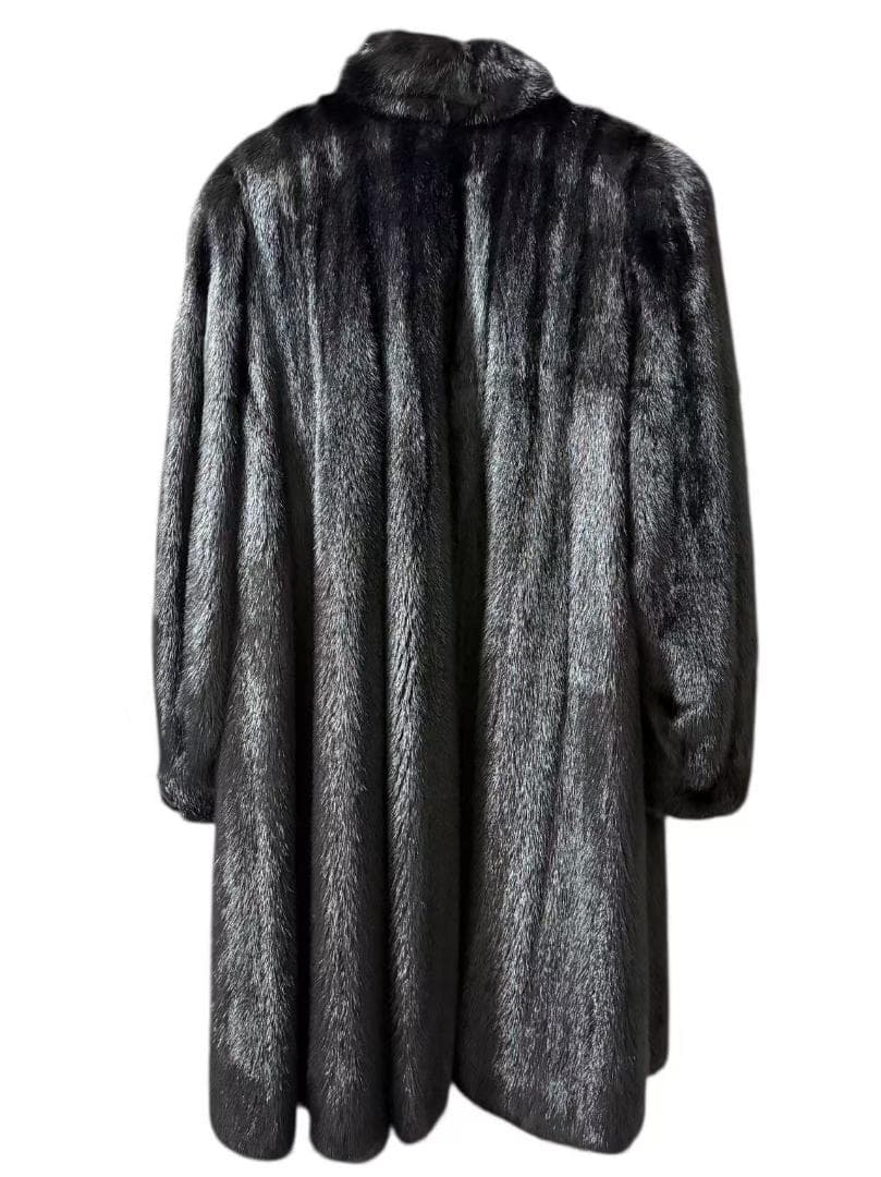 美品　MOONBAT　ミンクコート　柔らか　ロング丈　毛皮　艶◎　柔らか