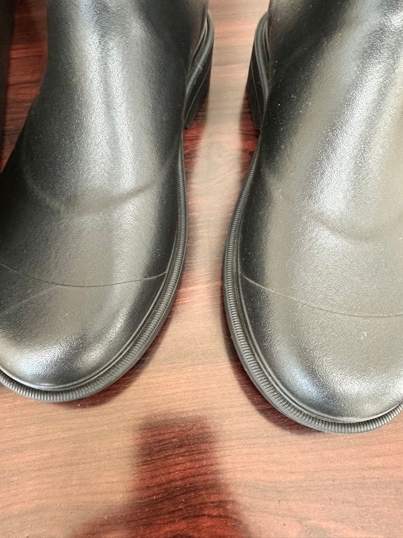 ブラックピンクジェニ着用CHANEL レインブーツブラック 38サイズ