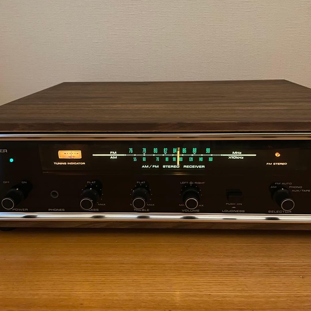 【動作品】パイオニア ステレオ レシーバーアンプE-1000AMP（昭和レトロ）