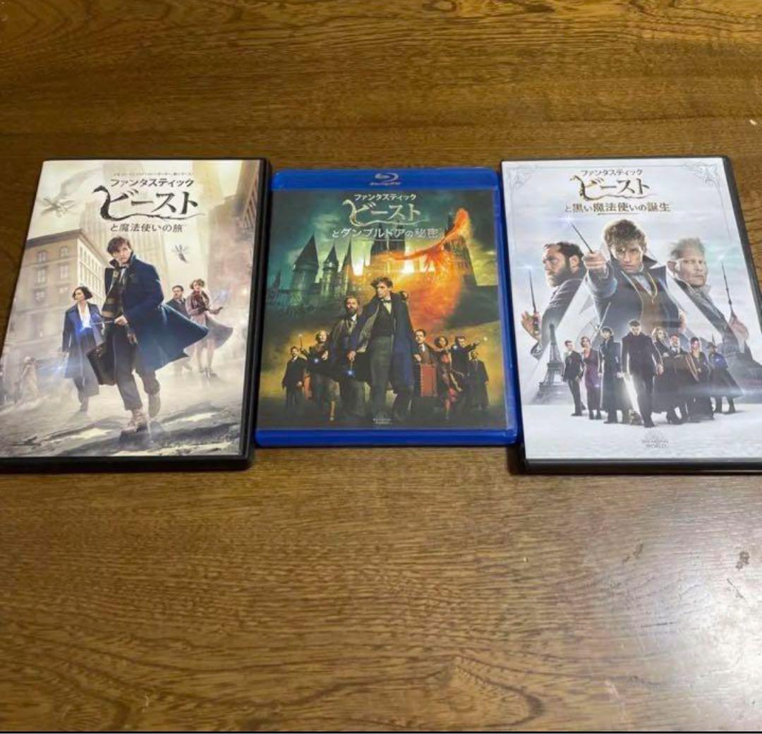 大人気❤️吹き替え付きハリーポッター全巻とフアンタビ三作品