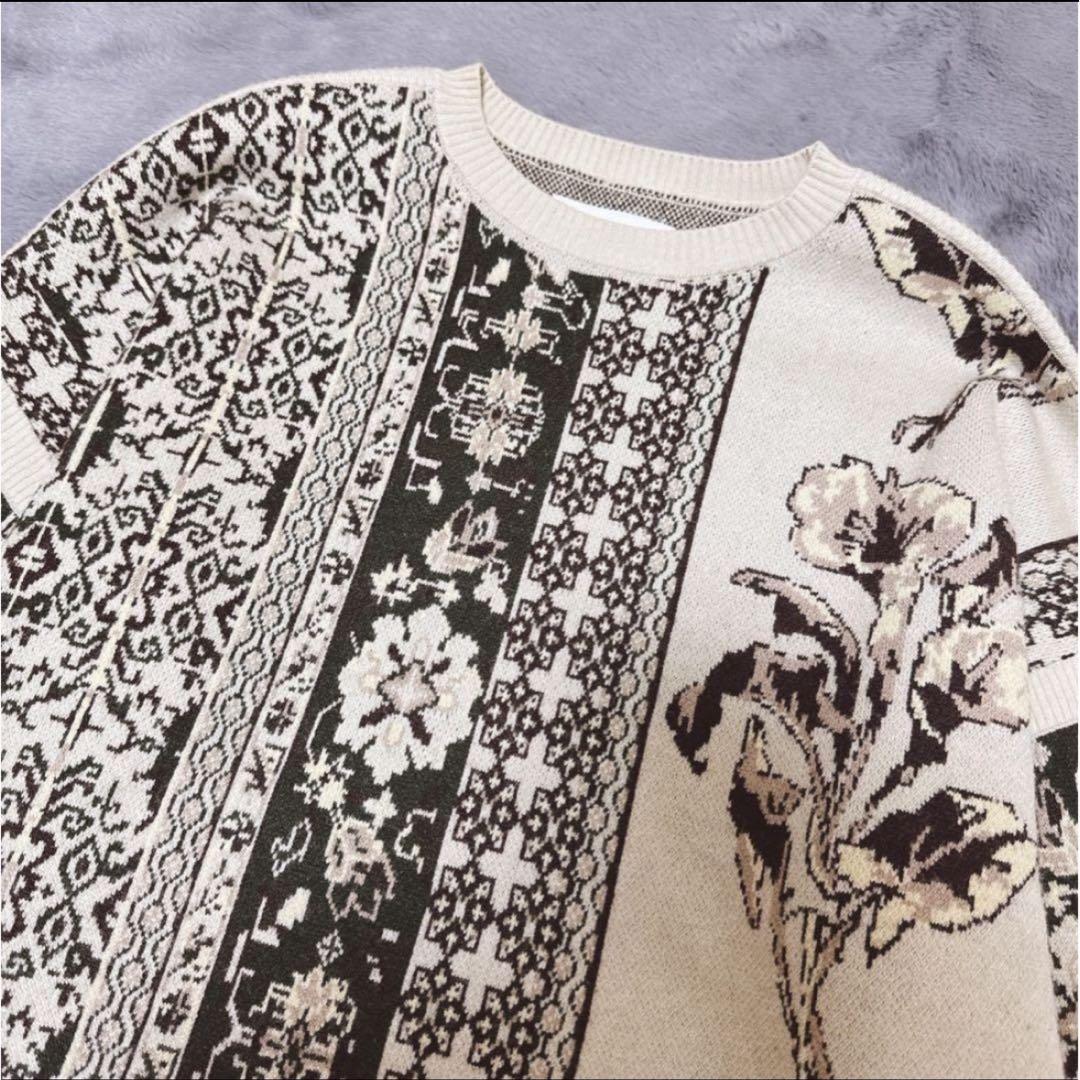 ワンピース Ameri IMANE JACQUARD KNIT DRESS S