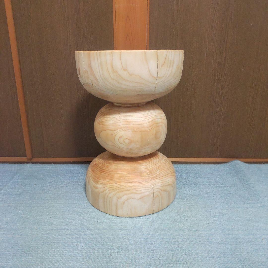 サンタナさん専用丸太椅子スツール