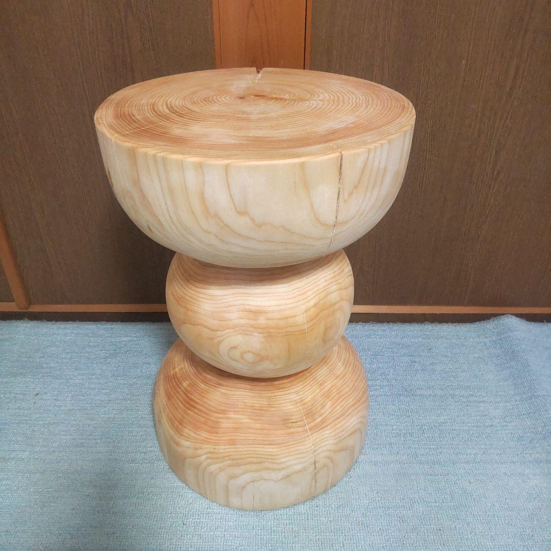 サンタナさん専用丸太椅子スツール