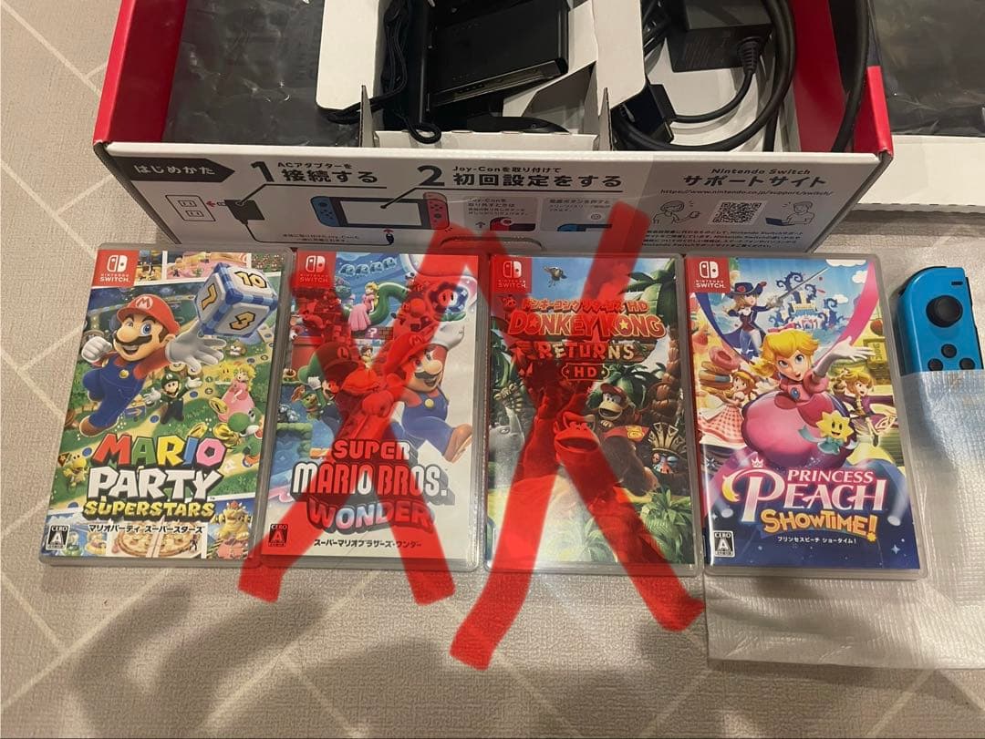 Nintendo Switch 本体 + ソフト2本＋ジョイコン