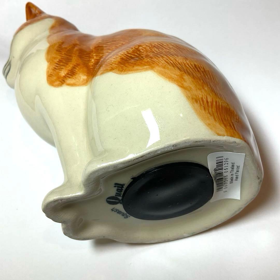 Quail ceramics 猫　陶製の貯金箱