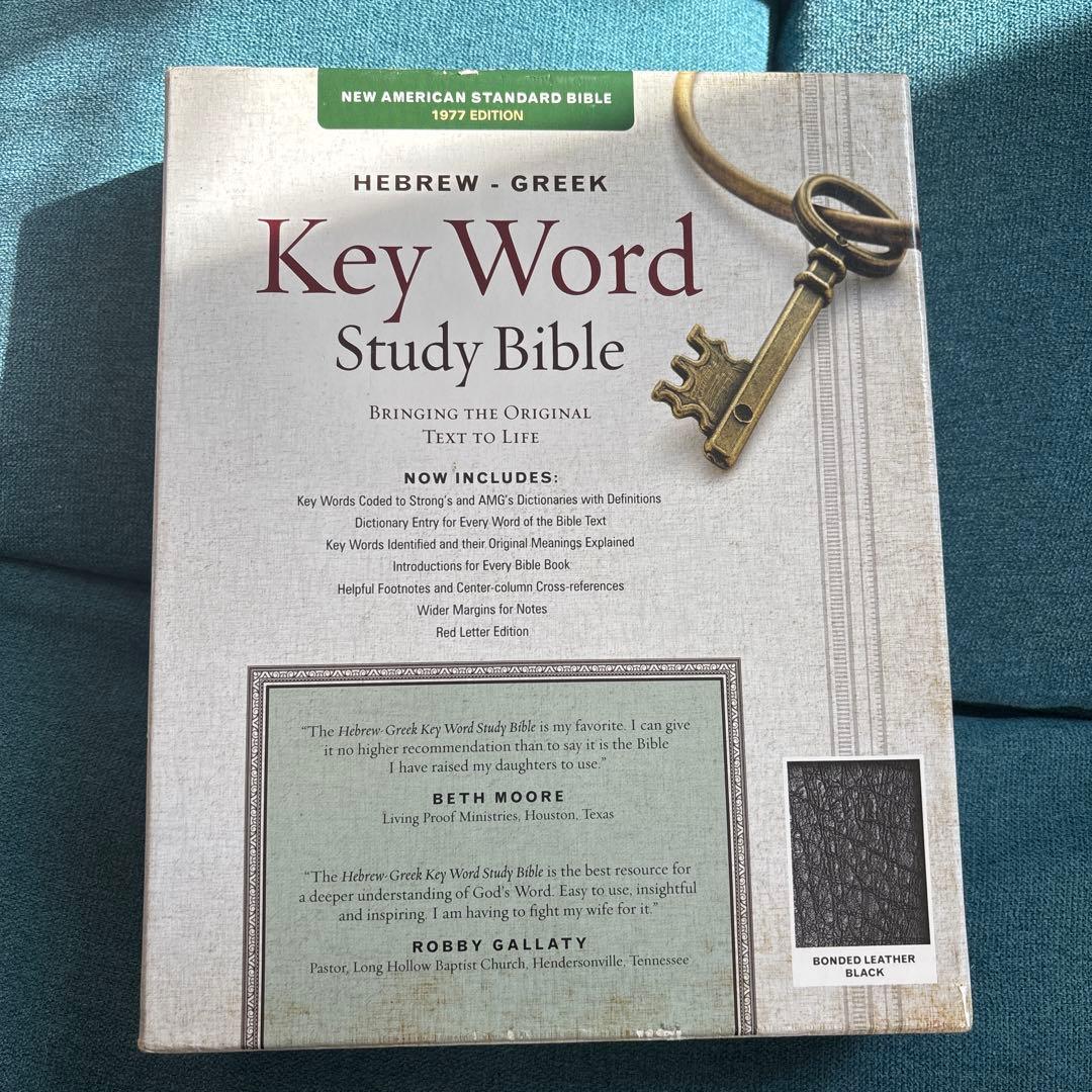 聖書Hebrew-Greek Key Word Study Bible