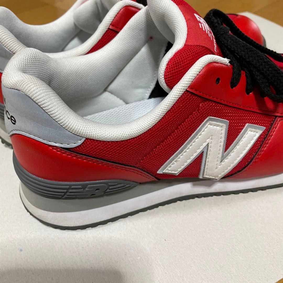 new balance 赤 スニーカー安全靴