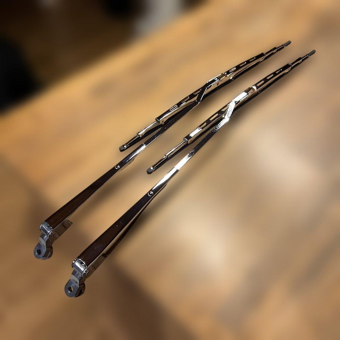 ダットサンD21 ワイパー　クローム ローライダー　ミニトラック