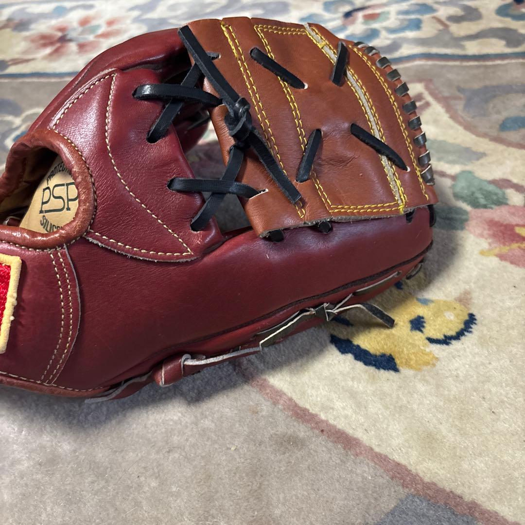 ワールドペガサス 右投げ 投手〜内野手用 グローブ 昭和レトロ