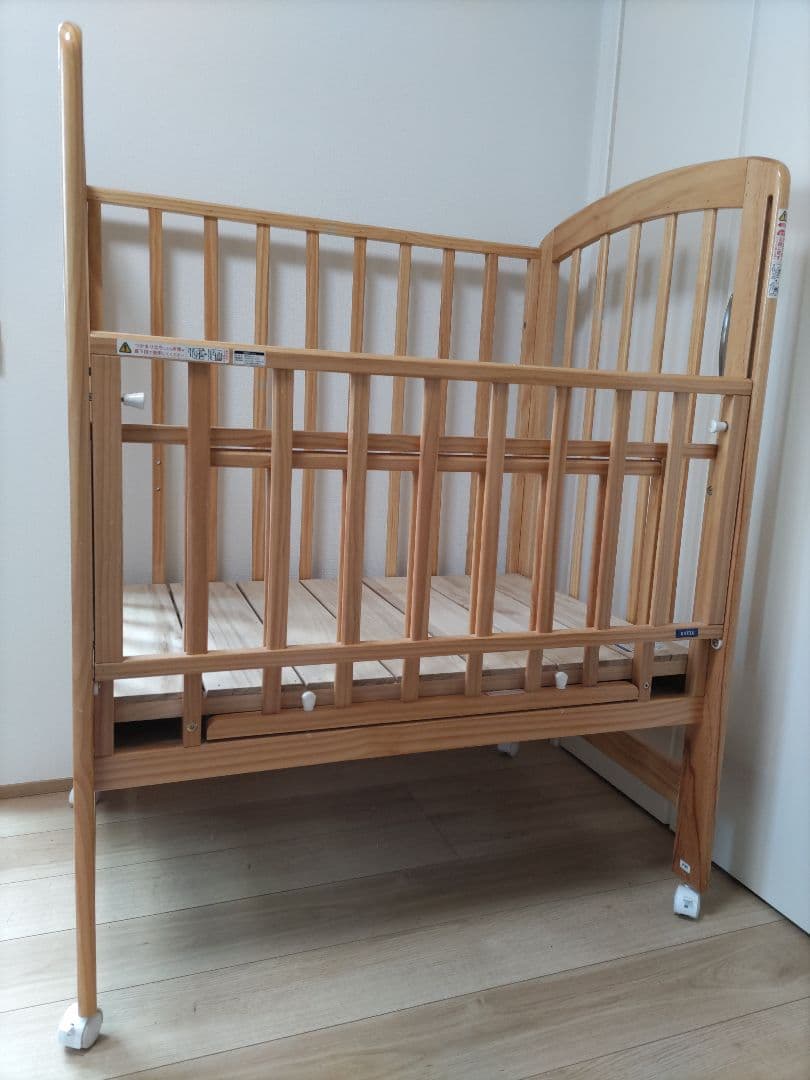 カトージ　KATOJI　ベビーベッド　ハイポジションミニ