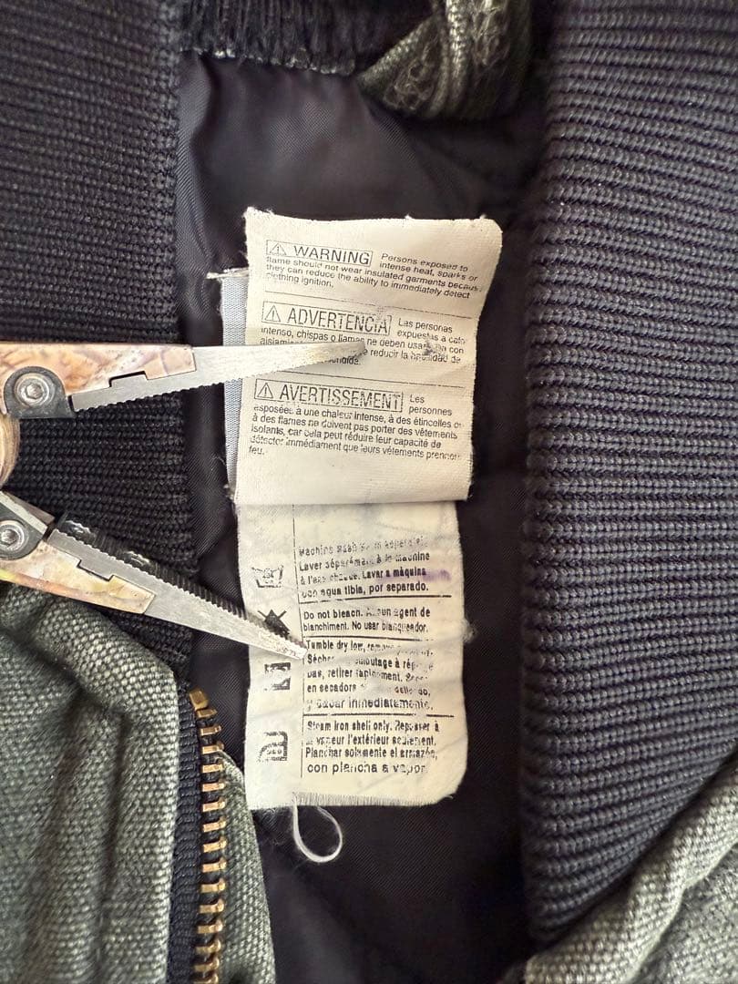 USA製 90s vintage ベスト S MOS極上フェード カーハート