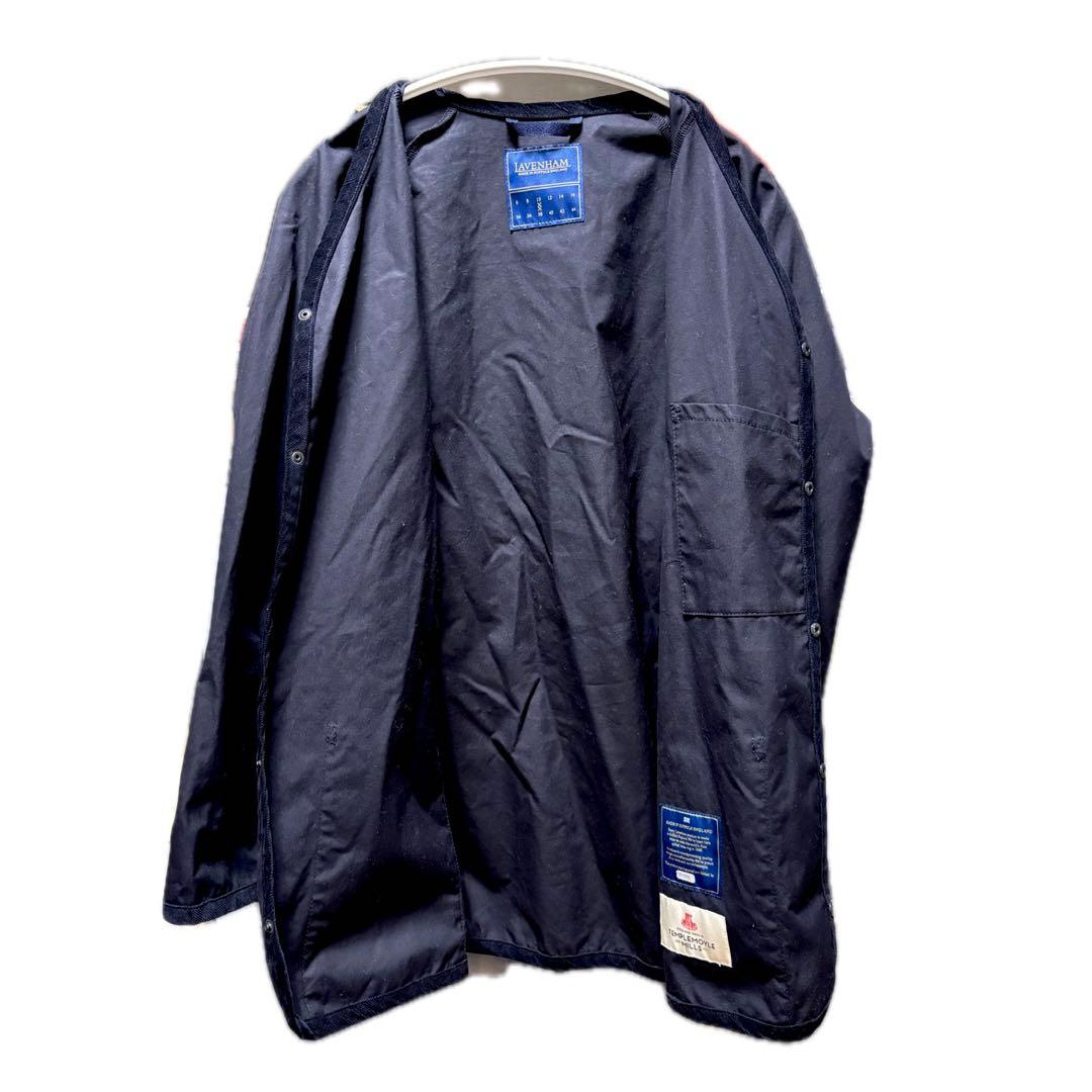 別注　ラベンハム TEMPLEMOYLE ノーカラー ジャケット ブラック