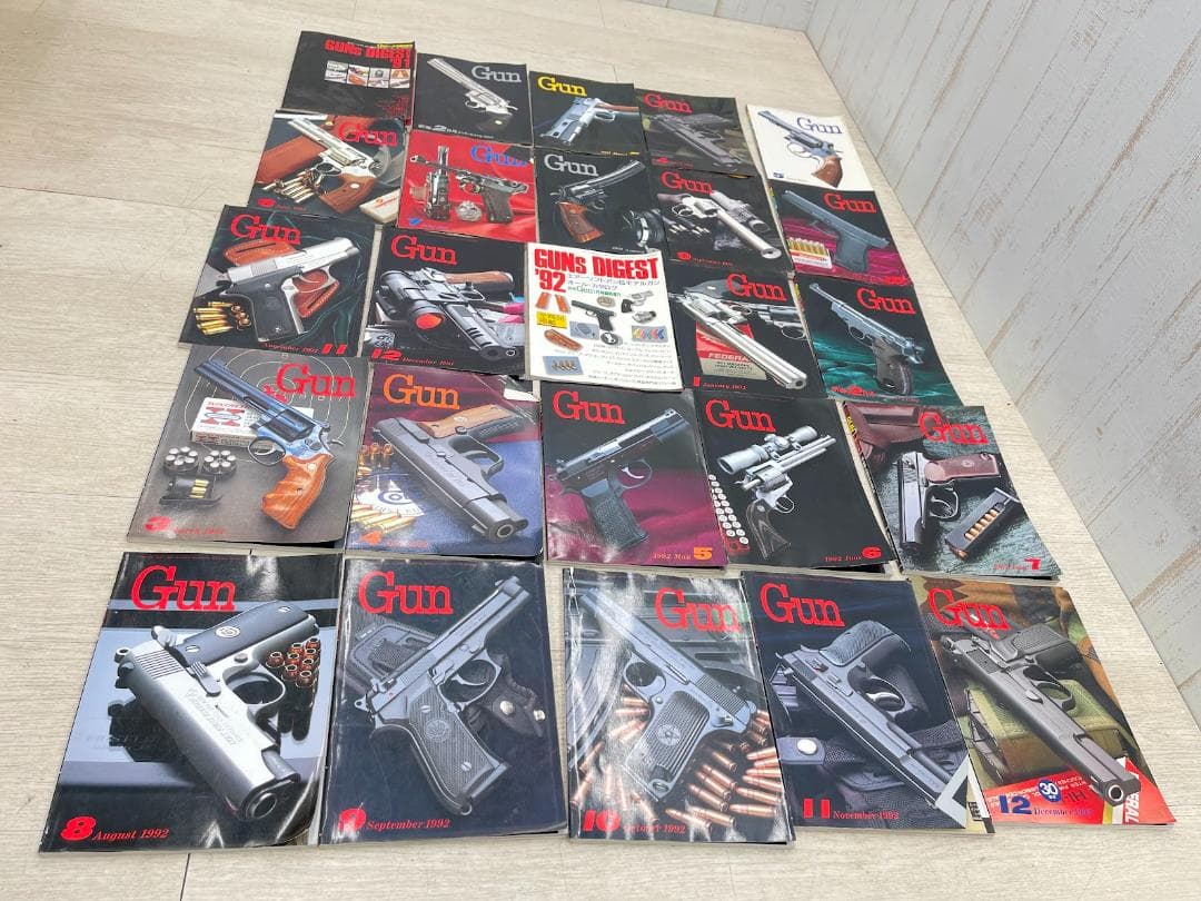 月刊GUN 1991-1992年 臨時増刊 GUNs DIGEST 25冊