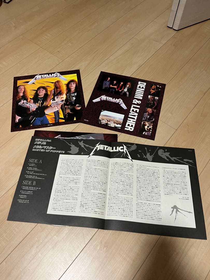 メタリカ　Master of Puppets ジャパン　日本　オリギナル