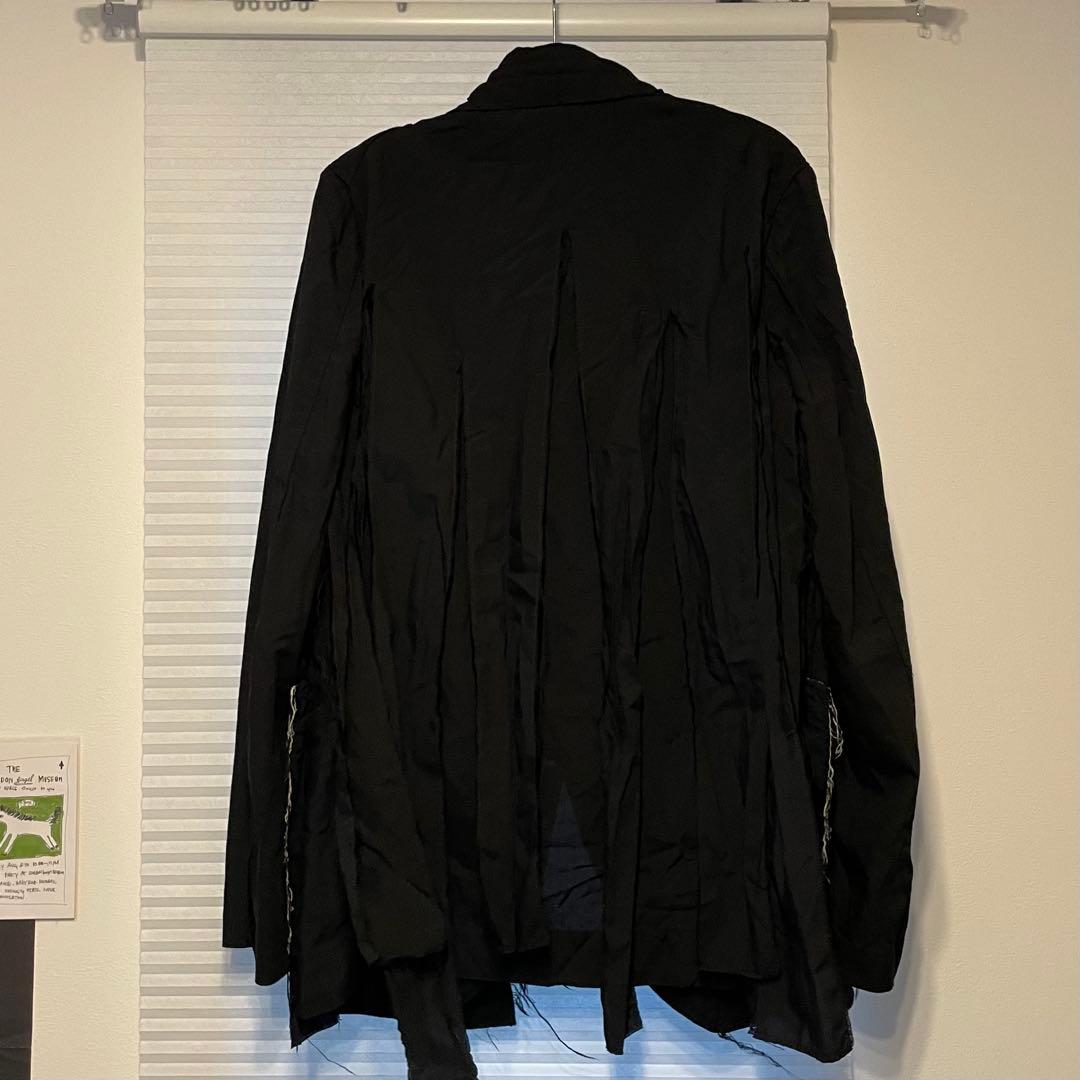 コムデギャルソンオムプリュス 19SS ポリ縮絨 短冊ジャケット