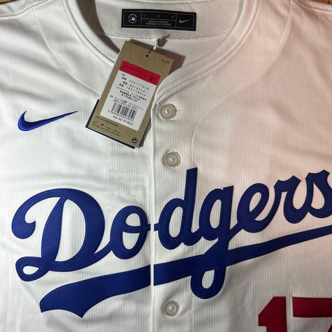 NIKE ドジャース 大谷翔平 リミテッドユニフォーム ホーム ホワイトLサイズ